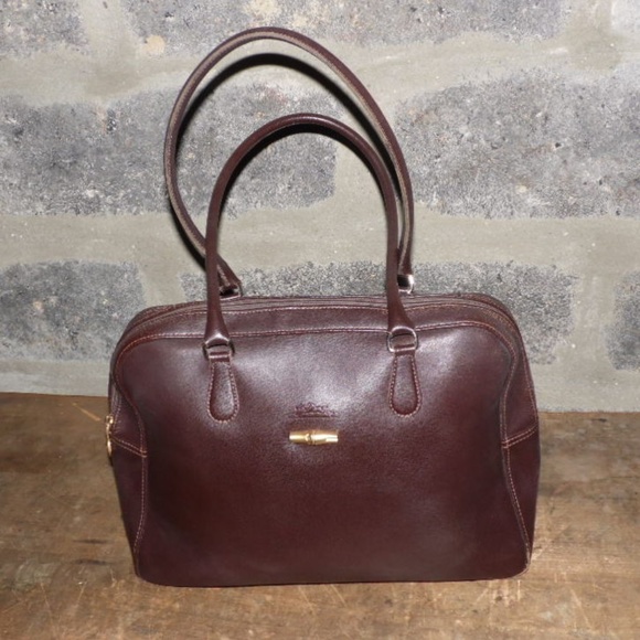double strap shoulder bag purse bamboo France